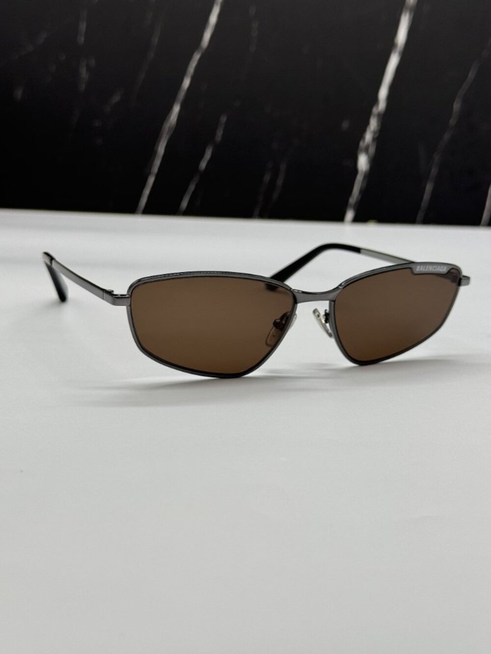 NEW BALENCIAGA BB0277S 002 GRAY WOMEN SUNGLASSES BALENCIAGA EYEWEAR - Picture 5 of 9